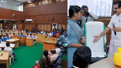 'കുമാരി മാളവിക സ്പീക്കർ'; തൃശ്ശൂർ കോർപറേഷനിൽ താൽക്കാലിക പാർലമെന്‍റ്