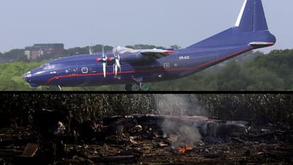 ബോംബടക്കം 11 ടണ് ആയുധങ്ങളുമായി സഞ്ചരിച്ച വിമാനം തീഗോളമായി കത്തിയമര്ന്നു!