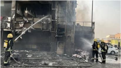 റിയാദില് വ്യാപാര കെട്ടിട സമുച്ചയത്തില് തീപിടിത്തം