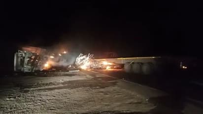 बाडमेर का डरावना मंजर: भयानक टक्कर के बाद जिंदा जल गए लोग, सिर्फ हड्डियां ही बचीं...देखिए खौफनाक Video