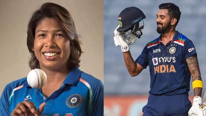 നെറ്റ്‌സില്‍ കെ എല്‍ രാഹുലിന് പന്തെറിഞ്ഞ് വനിതാ താരം ജുലന്‍ ഗോസ്വാമി- വൈറല്‍ വീഡിയോ കാണാം