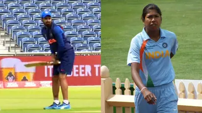 KL Rahul gets rehab underway at NCA; Jhulan Goswami bowls at him (WATCH)