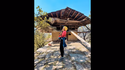 கட்டி பிடித்து ஒரே கொஞ்சல்ஸ்... ஷூட்டிங் இல்லாததால் அட்ராசிட்டி பண்ணும் அமலா பால்! ஆச்சர்யப்படும் ரசிகர்கள்!