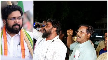 ശബരീനാഥന് ജാമ്യം, കോടതിക്ക് മുന്നിൽ സിപിഎം പ്രതിഷേധം, സ്ഥലത്ത് യൂത്ത് കോൺഗ്രസ് പ്രവര്ത്തകരും, സംഘര്ഷാവസ്ഥ