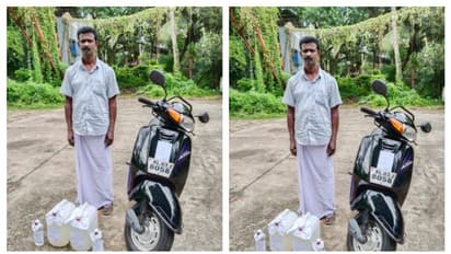 20 ലിറ്റർ ചാരായം സ്കൂട്ടറിൽ കടത്താൻ ശ്രമിക്കവെ പിടിയില്