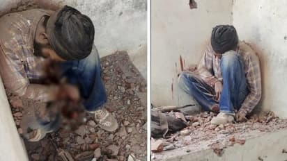 मूसेवाला के हत्यारे शार्प शूटर ढेर: सामने आई एनकाउंटर खत्म के बाद की पहली तस्वीर, सीढ़ियों पर यूं पड़ी लाश