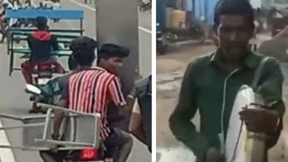 பள்ளியில் சூறையாடப்பட்ட பொருட்கள்..!தண்டோரா மூலம் எச்சரிக்கை..நள்ளிரவில் சாலையில் வீசி சென்ற கிராம மக்கள்..