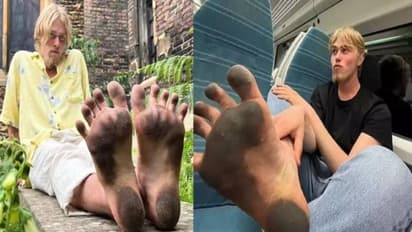 പണം സമ്പാദിക്കുന്നത് അഴുക്കായ കാലുകളുടെ ഫോട്ടോ അയച്ച് കൊടുത്ത്, 10 മാസമായി ചെരുപ്പിടാത്ത യുവാവ്