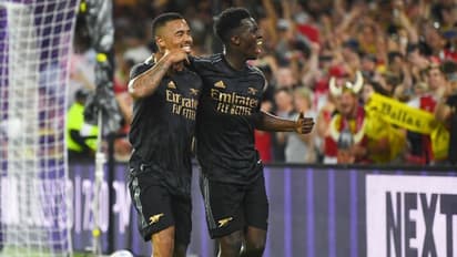 'Dialling it up': Arsenal fans, Arteta revel in Jesus and Nketiah's strike partnership