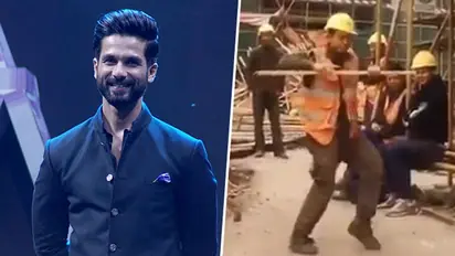 Shahid Kapoor impressed by construction worker dancing skills; watch video