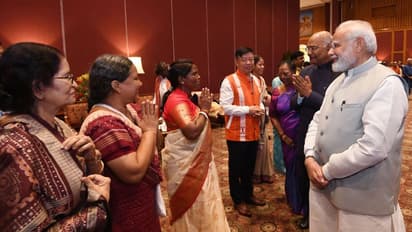 मोदी ने दी रामनाथ कोविंद को Farewell पार्टी:पहली बार पूरे देश, हर वर्ग-फील्ड को निमंत्रण-देखें डिनर की PICS