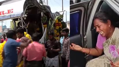 இந்த கோலத்துலயா உன்னை பார்க்கணும்.. மகளின் இறுதி ஊர்வலத்தில் நெஞ்சில் அடித்து கதறிய தாய்.!