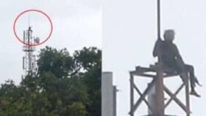 പിണങ്ങിപ്പോയ ഭാര്യ തിരികെ വരണം, മദ്യപിച്ച് നൂറടി നീളമുള്ള ടവറിൽ വലിഞ്ഞുകയറി യുവാവ് 