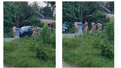 മുഖ്യമന്ത്രിക്കെതിരെ കരിങ്കൊടി: 7 കോണ്‍ഗ്രസ് പ്രവര്‍ത്തകര്‍ കസ്റ്റഡിയില്‍