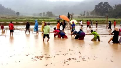 ಸೋಮವಾರಪೇಟೆ: ಒಕ್ಕಲಿಗರ ಕೆಸರುಗದ್ದೆ ಕ್ರೀಡಾಕೂಟ ಸಂಭ್ರಮ