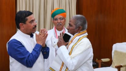 ಸಂಗೀತ ಮಾಂತ್ರಿಕನನ್ನು ರಾಜ್ಯಸಭೆಗೆ ಸ್ವಾಗತಿಸಿದ ಕೇಂದ್ರ ಸಚಿವ ಜೋಶಿ