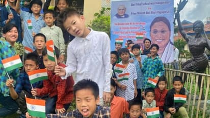 ITITI स्कूल के बच्चों ने मनाया द्रौपदी मुर्मू के राष्ट्रपति बनने का जश्न, लगाए भारत माता की जय के नारे