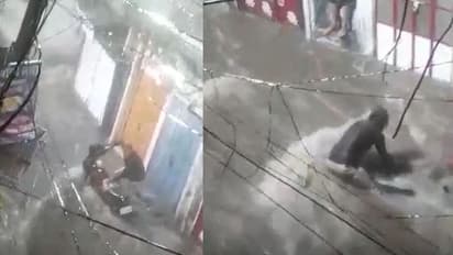लोग चिल्लाते रहे,बारिश के कहर में फंसा युवक चीखता रहा, VIDEO में देखिए जोधपुर में कैसे पानी में तैरने लगी बाइक