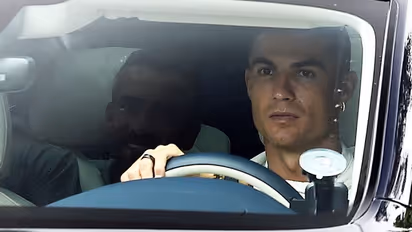 First Pictures: Ronaldo at Man United training ground; Ferguson joins showdown talks