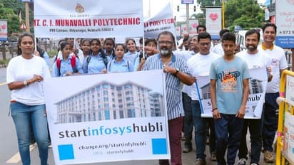 ಹುಬ್ಬಳ್ಳಿಯಲ್ಲಿ ಐಟಿ ದಿಗ್ಗಜ ಇನ್ಫೋಸಿಸ್ ಆರಂಭಕ್ಕೆ 10,000 ಮನವಿ ಅಭಿಯಾನ