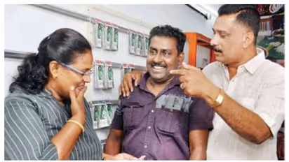 സാജന്റെ സത്യസന്ധത; സന്ധ്യമോൾ കാണുകപോലും ചെയ്യാത്ത ലോട്ടറി ടിക്കറ്റിന് ഒന്നാം സമ്മാനം