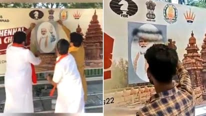 பிரதமர் மோடி படத்தின் மீது கருப்பு மை பூச்சு.. பரபரப்பை ஏற்படுத்திய தந்தை பெரியார் திராவிட கழகத்தினர் !