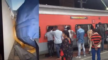 ട്രെയിനിൽ ബാഗുകൾക്കിടയിൽ പാമ്പ്, കണ്ടത് തിരൂരിൽ വെച്ച്; പരിഭ്രാന്തരായി യാത്രക്കാർ