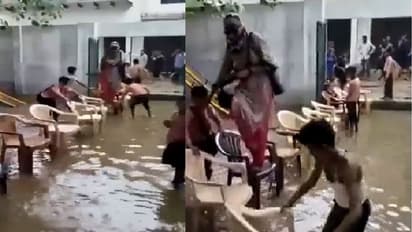 ஆசிரியர் செய்யக்கூடிய செயலா இது? வீடியோ வைரலானதை அடுத்து ஆசிரியர் மீது பாய்ந்த அதிரடி நடவடிக்கை!!