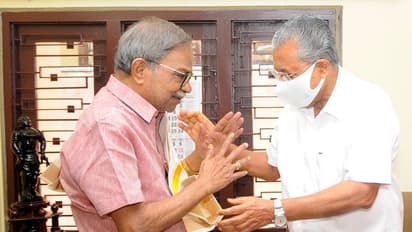 ആരോഗ്യകാര്യങ്ങളിൽ ശ്രദ്ധവേണമെന്ന് ഉപദേശം; കഥാകരന്റെ വീട്ടിൽ സുഖാന്വേഷണങ്ങളുമായി പിണറായിയെത്തി