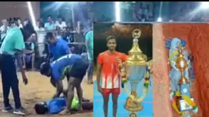 'വിജയിയായി വിമല് മടങ്ങട്ടെ' : ജയിച്ചു നേടിയ കപ്പ് ഒപ്പം അടക്കി സുഹൃത്തുക്കള്