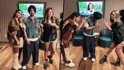 Video and Pictures: Priyanka Chopra, Lilly Singh enjoy Diljit Dosanjh's concert in Los Angeles 