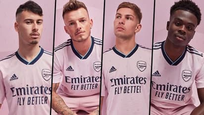 Arsenal unveils third kit for 2022-23; here's why the club chose to go pink