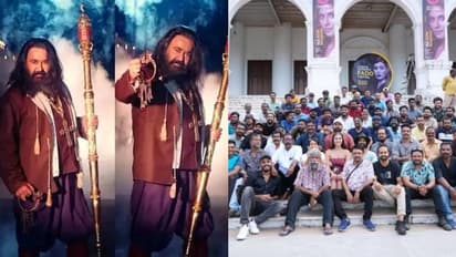 Barroz : ഇനി കാത്തിരിപ്പ്; 'ബറോസ്' ലൊക്കേഷനിൽ നിന്നും ഡയറക്ടര്‍ മോഹൻലാൽ സൈനിം​ഗ് ഓഫ്