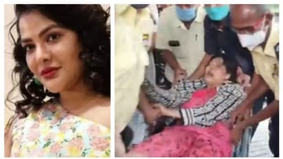 കാറിൽ കയറാൻ കൂട്ടാക്കാതെ അലറിക്കരഞ്ഞ് അർപ്പിത, തൂക്കിയെടുത്ത് ഉദ്യോഗസ്ഥർ