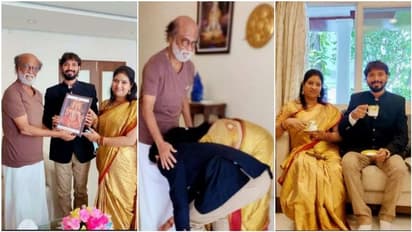 ಕನ್ನಡ ಅಭಿಮಾನಿ ಮದುವೆಗೆ ಮಿಸ್; ಮನೆಗೆ ಕರೆಸಿ ನವದಂಪತಿಗೆ ಆತಿಥ್ಯ ನೀಡಿದ ರಜನಿಕಾಂತ್