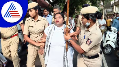 ತೇಜಸ್ವಿ ಸೂರ್ಯಗೆ ಹೂ ನೀಡಿ ಪ್ರತಿಭಟನೆಗೆ ಮುಂದಾದ ಕಾಂಗ್ರೆಸ್ ಕಾರ್ಯಕರ್ತರ ವಶ