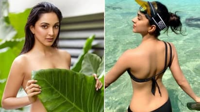 कभी पत्ते से छुपाया बदन, कभी बिकिनी में दिखाया सेक्सी फिगर, 10 PHOTOS में कियारा अडवाणी का बोल्ड लुक