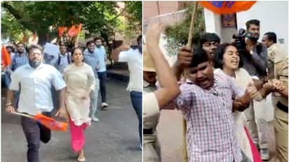 പോപ്പുലര്‍ ഫ്രണ്ടിനെ നിരോധിക്കണം; കര്‍ണാടക ആഭ്യന്തര മന്ത്രിയുടെ വീട്ടിലേക്ക് ഇരച്ചെത്തി എബിവിപി പ്രവര്‍ത്തകര്‍