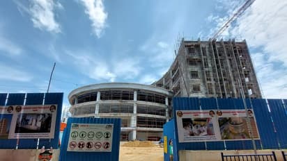 மதுரையில் கலைஞர் நூலக கட்டிடத்தில் விபத்து..!! வடமாநில இளைஞர் உயிரிழந்ததால் பரபரப்பு