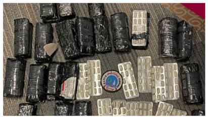 വിമാനത്താവളത്തിലെത്തിയ യാത്രക്കാരന്റെ ബാഗില്‍ നിന്ന് പിടിച്ചെടുത്തത് ആയിരക്കണക്കിന് ലഹരി ഗുളികകള്‍  