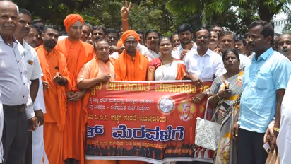 ಒಬಿಸಿ ಮೀಸಲಿಗಾಗಿ ರಾಜ್ಯಾದ್ಯಂತ ವೀರಶೈವ-ಲಿಂಗಾಯತ ಪ್ರತಿಭಟನೆ