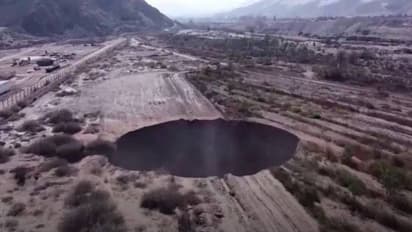 ചെമ്പുഖനിക്ക് സമീപം ദുരൂഹമായൊരു കുഴി, 25 മീറ്റർ വീതി, 200 മീറ്റർ ആഴം