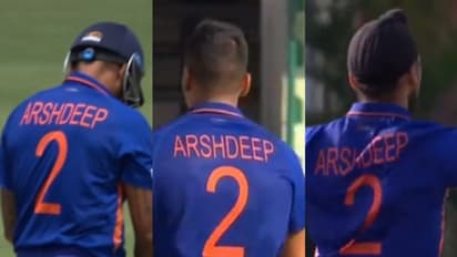 WI vs IND : ഒന്നല്ല, മൂന്ന് പേര്‍! അര്‍ഷ്‌ദീപ് 'കുമ്പിടിയാ കുമ്പിടി' എന്ന് ആരാധകര്‍; ട്രോളും പൊട്ടിച്ചിരിയും