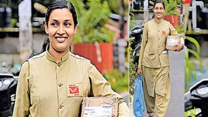 നിശബ്ദതയെ കഠിനാധ്വാനത്തിലുടെ മറികടന്ന പോസ്റ്റ് വുമൺ, വിസ്മയമായി മെറിൻ