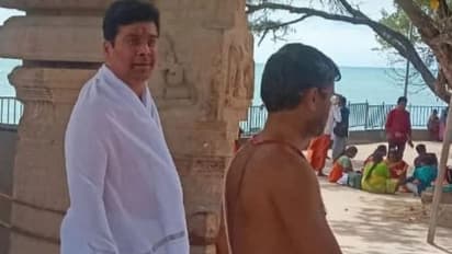 திருச்செந்தூர் கோவிலில் யாகம் நடத்திய சபரீசன்... நாங்கள் ஆண்டவனுக்கு, ஆன்மீகத்திற்கு எதிரி அல்ல.. RS.பாரதி. 