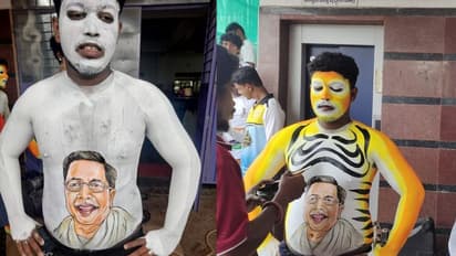 ದಾವಣಗೆರೆಗೆ ಬಂದ ಉಡುಪಿಯ  ಹುಲಿಯಾ