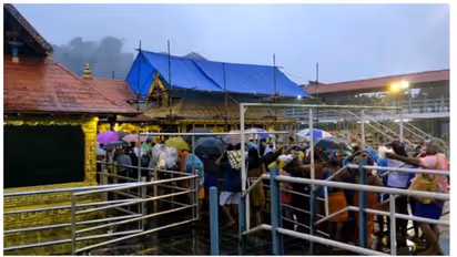 നിറപുത്തരി പൂജയ്ക്കായി ഭക്തജന തിരക്ക്; ശബരിമലയിൽ നിയന്ത്രണം കടുപ്പിച്ചു