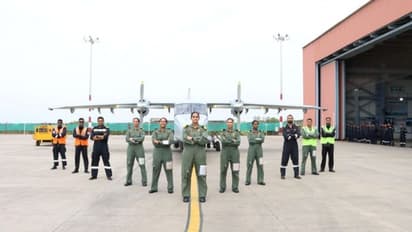 All-women crew completes surveillance mission over the Arabian Sea