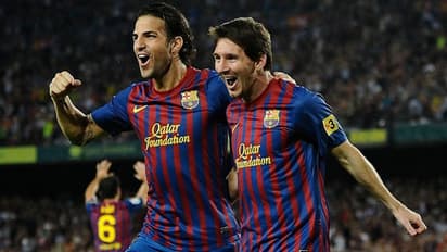 Cesc Fabregas hopes to see PSG striker Lionel Messi return to Barcelona