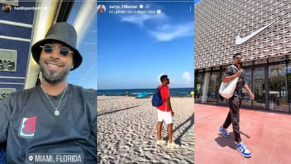 WI vs IND: మియామి బీచుల్లో మునిగితేలుతున్న టీమిండియా క్రికెటర్లు.. బికినీ అందాలను ఆస్వాదిస్తూ.. 